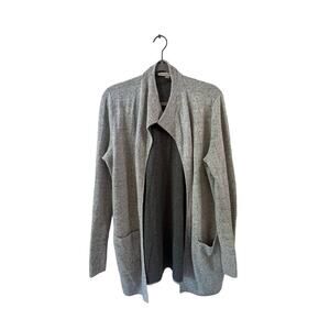 Loft Women's Grey Long Sleeve Open Front Cardigan Size Medium